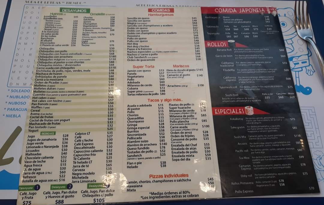 Menu - La Isla photo 1